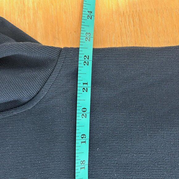 Rhone Commuter1/4 Zip Sweater Mens XL Blue Knit Pullover Mock Neck Athleisure - Picture 7 of 8